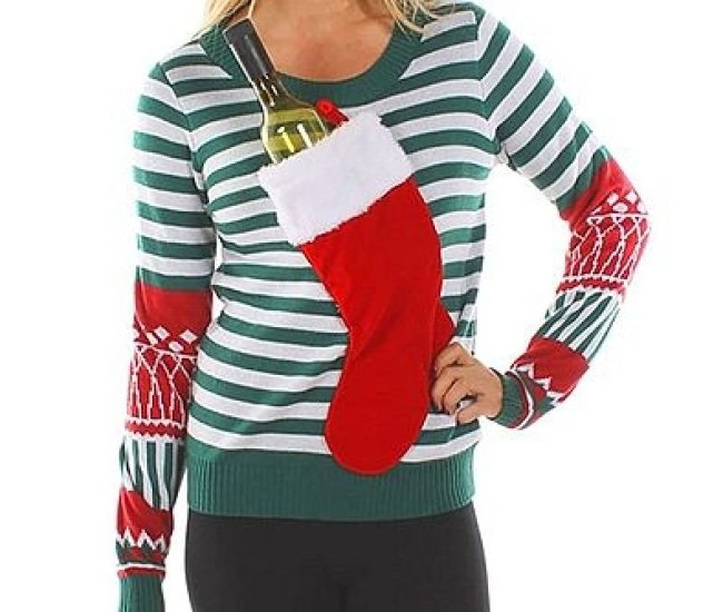 BYOWine Ugly Christmas Sweater