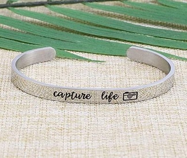 Capture Life Inspirational Bracelet
