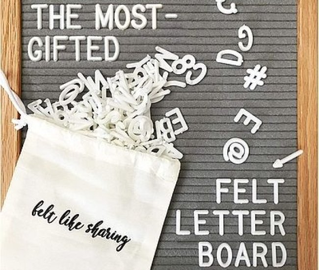 Customizable Felt Letter Board