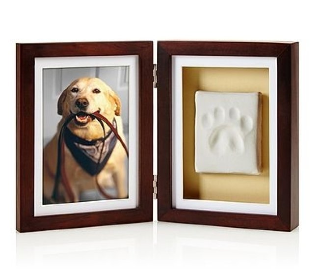Dog Paw Print Pet Keepsake Photo Frame
