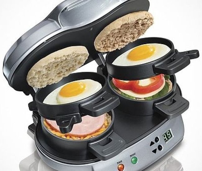 Dual Breakfast Sandwich Maker
