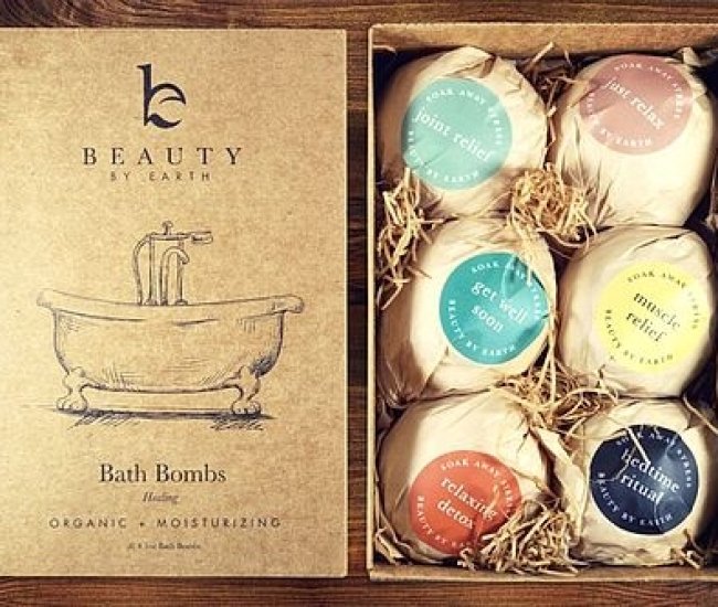 Essential Oil Organic Bath Bombs