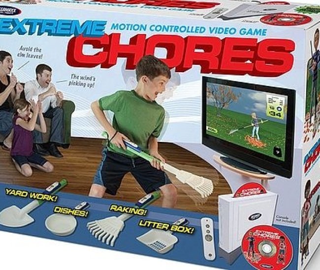 Extreme Chores Video Game Prank Gift Box