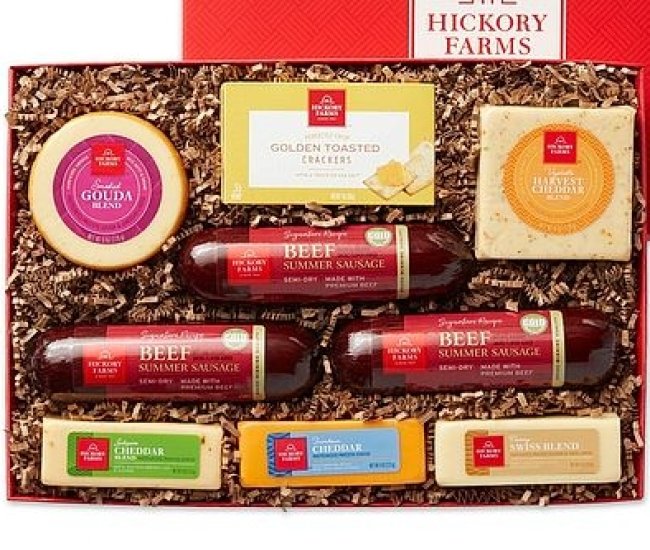 Hickory Farms Meat and Cheese Gift Box