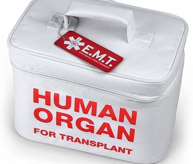 Human Organ Transplant Lunch Bag