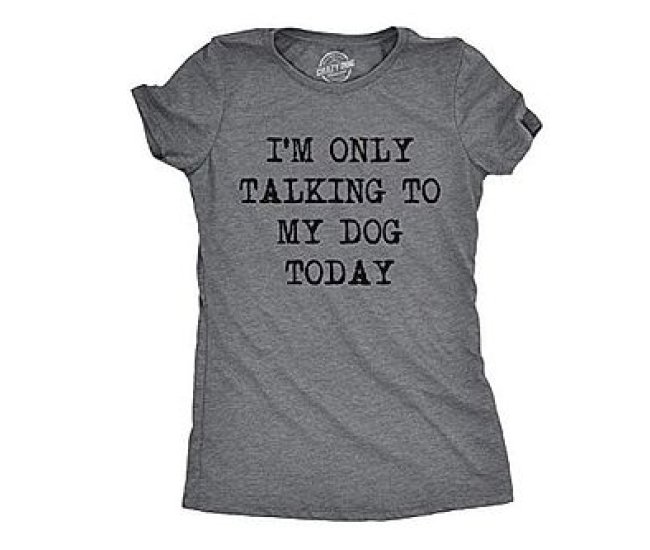 I'm Only Talking to My Dog Today Shirt