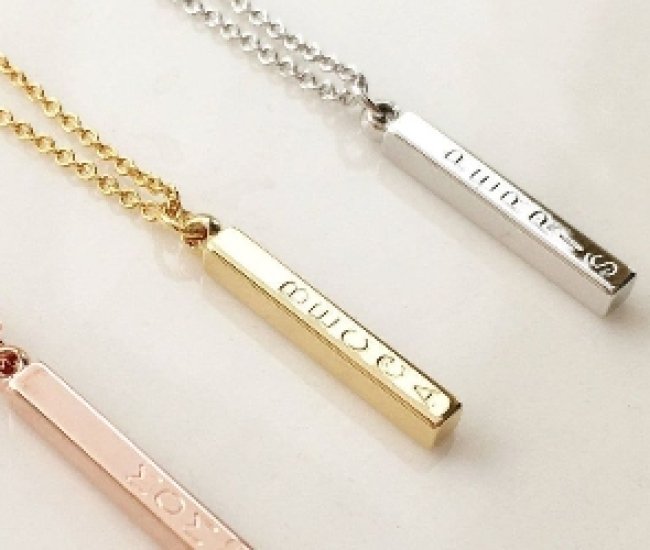 Mother's Day Bar Necklace