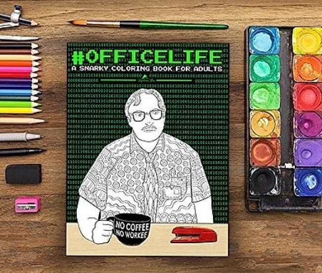 Office Life Coloring Book