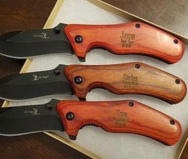 Personalized Groomsmen Knives