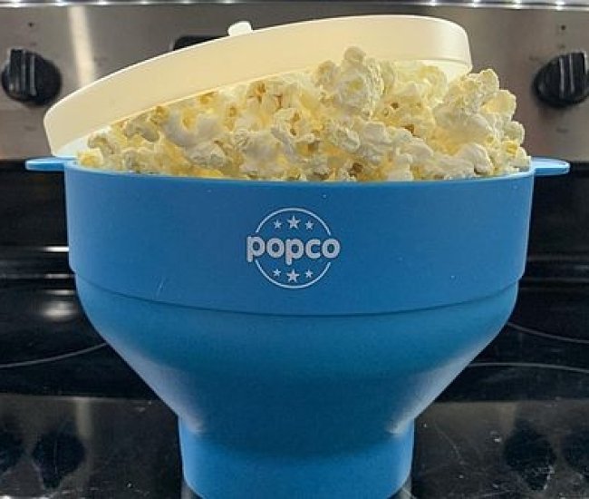 PopCo Silicone Microwave Popcorn Popper