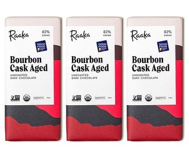 Raaka Bourbon Cask Aged Dark Chocolate