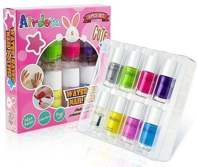 Rainbow Nail Polish Set for Kids