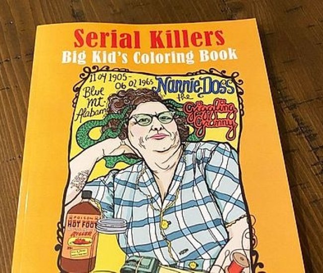 Serial Killers: Adult Coloring Book