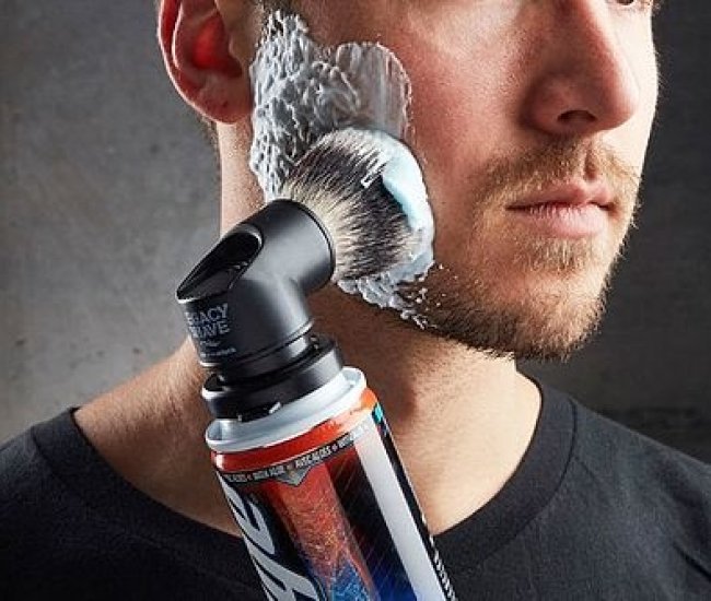 Shaving Cream Can Brush Adapter