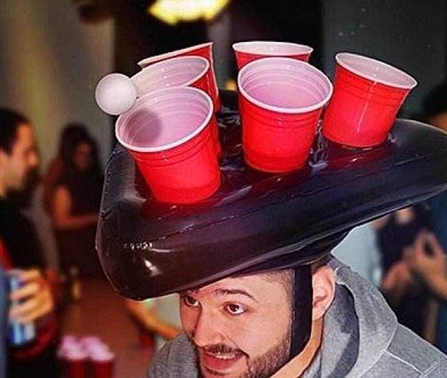 The Beer Pong Hat