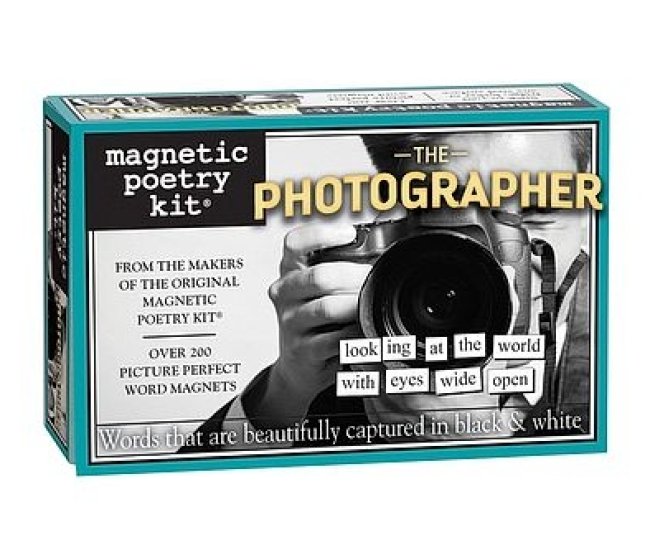 The Photographer Magnetic Poetry Kit