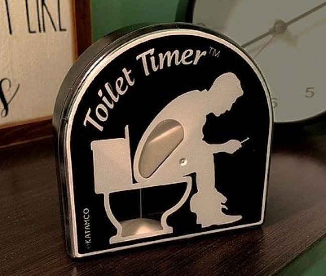 The Toilet Timer Sand Clock