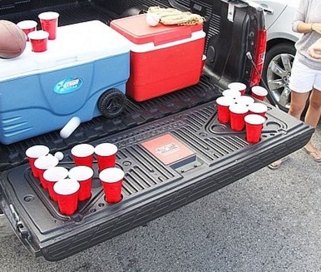 Truck Bed Beer Pong Table