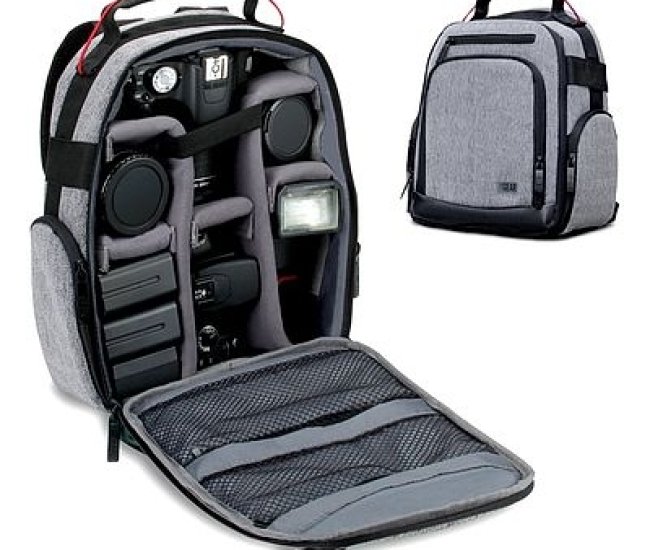 USA GEAR Portable Camera Backpack for DSLR Camera