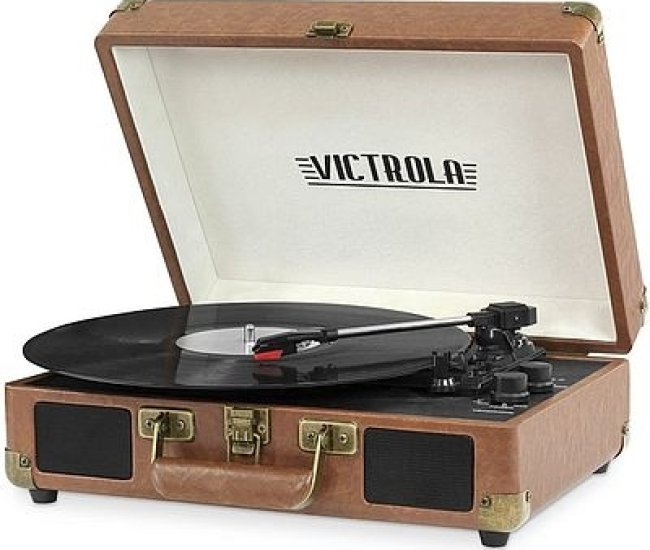 Vintage 3-Speed Vinyl Record Player