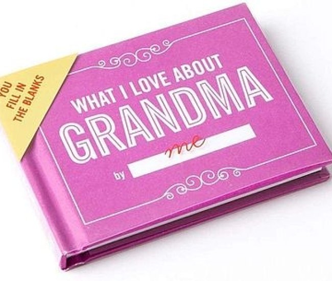 What I Love About Grandma Fill-In Book