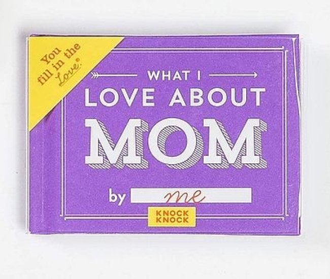 What I Love About Mom By Me Book