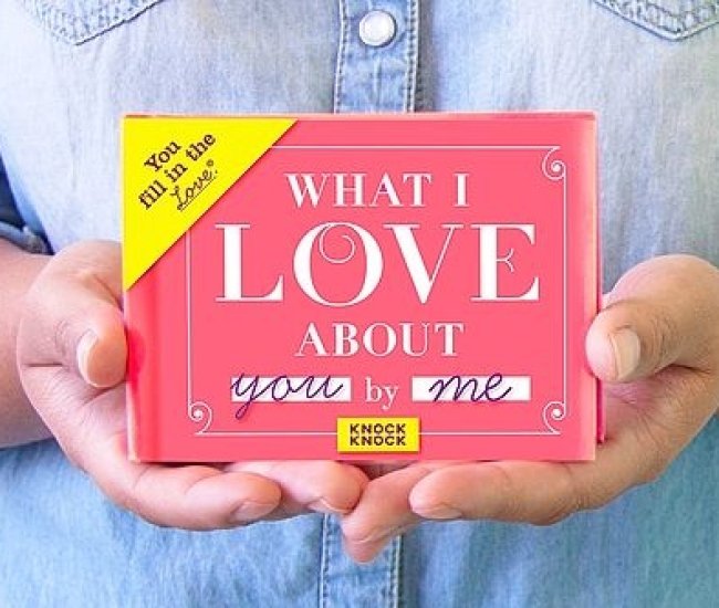 What I Love About You By Me Fill-in-the-Blank Book