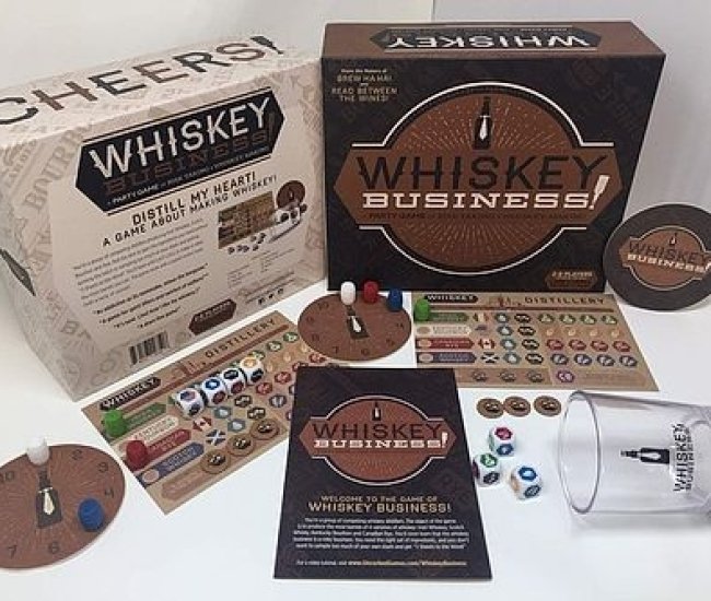 Whiskey Business! The Party Game of Risk Taking & Whiskey Making