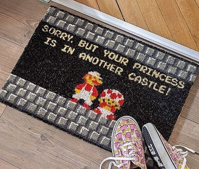Your Princess Is In Another Castle Doormat