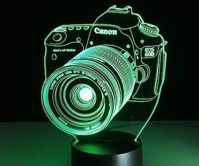 3D Acrylic Camera Lamp