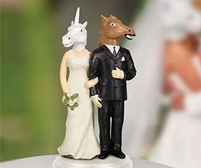 Creepy Wedding Cake Toppers