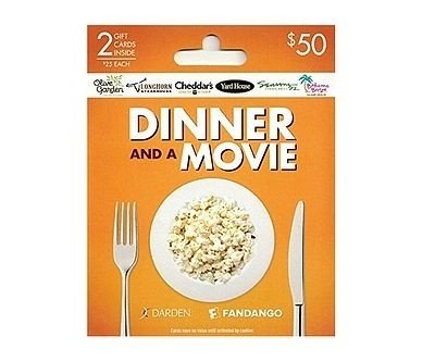 Dinner And A Movie Gift Card