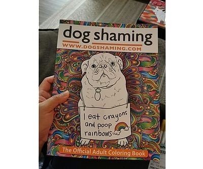 Dog Shaming Adult Coloring...