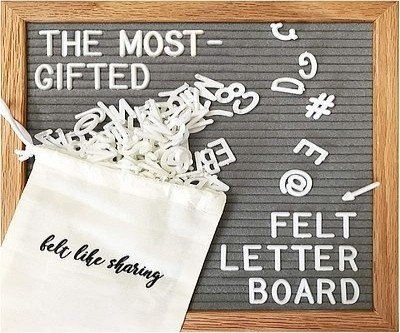 Felt Letter Board