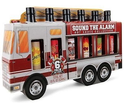 Fire Truck Hot Sauce Sampler