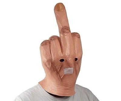 Giant Middle Finger Mask