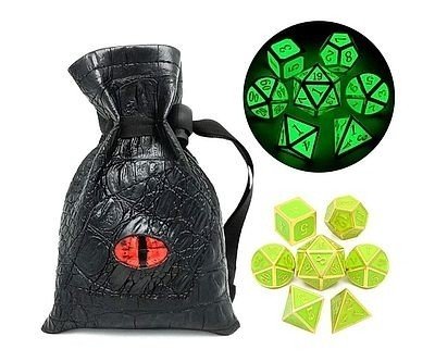 Glow in the Dark Dungeons and Dragons Dice Set