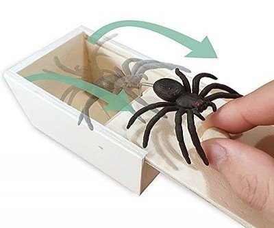 Jump Scare Box Spider