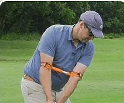 Linear Progression Golf Swing Training Aid
