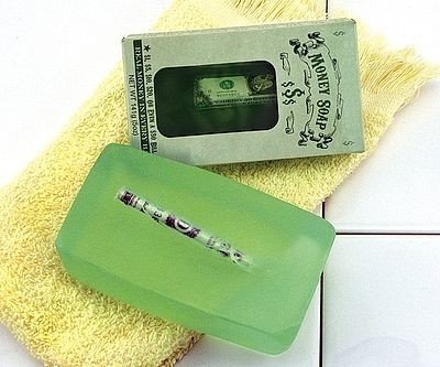 Money Filled Soap Bar