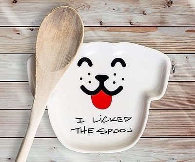 Naughty Dog Spoon Rest Cer...