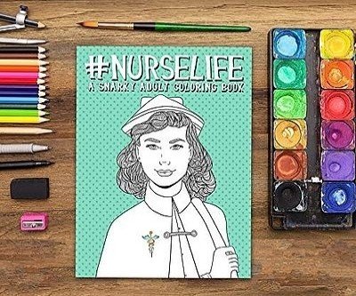 Nurse Life Adult Coloring ...