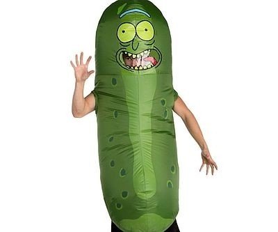 Pickle Rick Inflatable Cos...