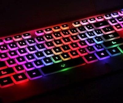 Rainbow Light Up Keyboard