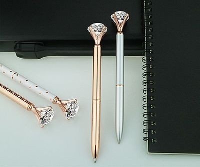 Rose Gold Diamond Pen Set