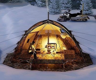 Russian-Bear Hot Tent