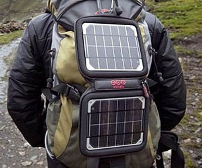 Solar Powered Backpack Cha...