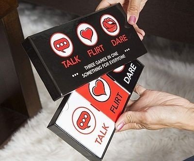 Talk Flirt Dare Card Game