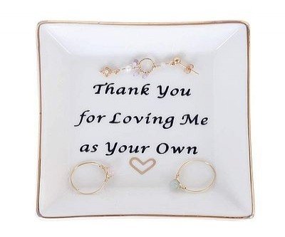 Thank You for Loving Me as Your Own Trinket Tray