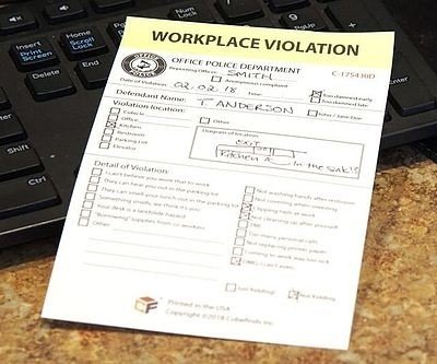 Workplace Violation Sticky...
